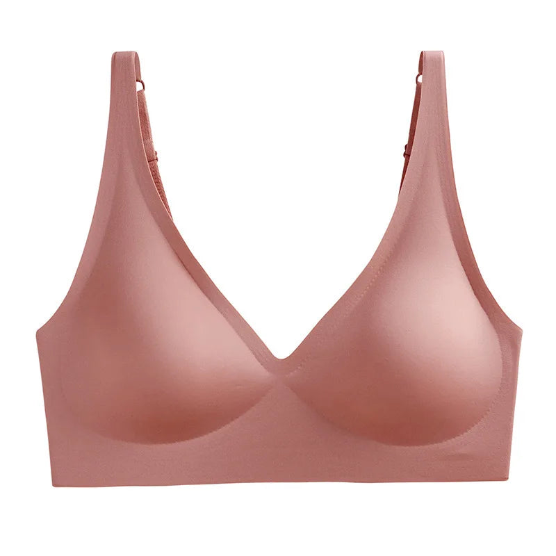 Sexy Seamless Bra Wire Free Brassiere Adjustable Wireless Bras Women Underwear Female Push up Padded Bralette Lingerie Intimates